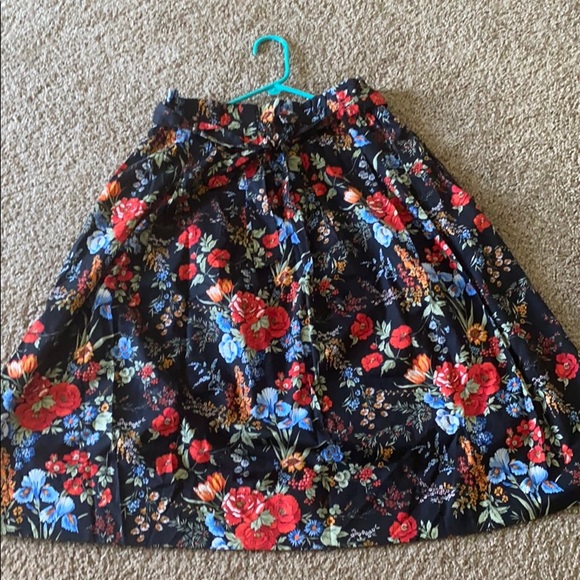 Summer midi skirt with bow - Picture 5 of 6